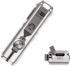 Aurora A4 Mini EDC Flashlight - 650 Lumens, USB-C Rechargeable, 5 Modes