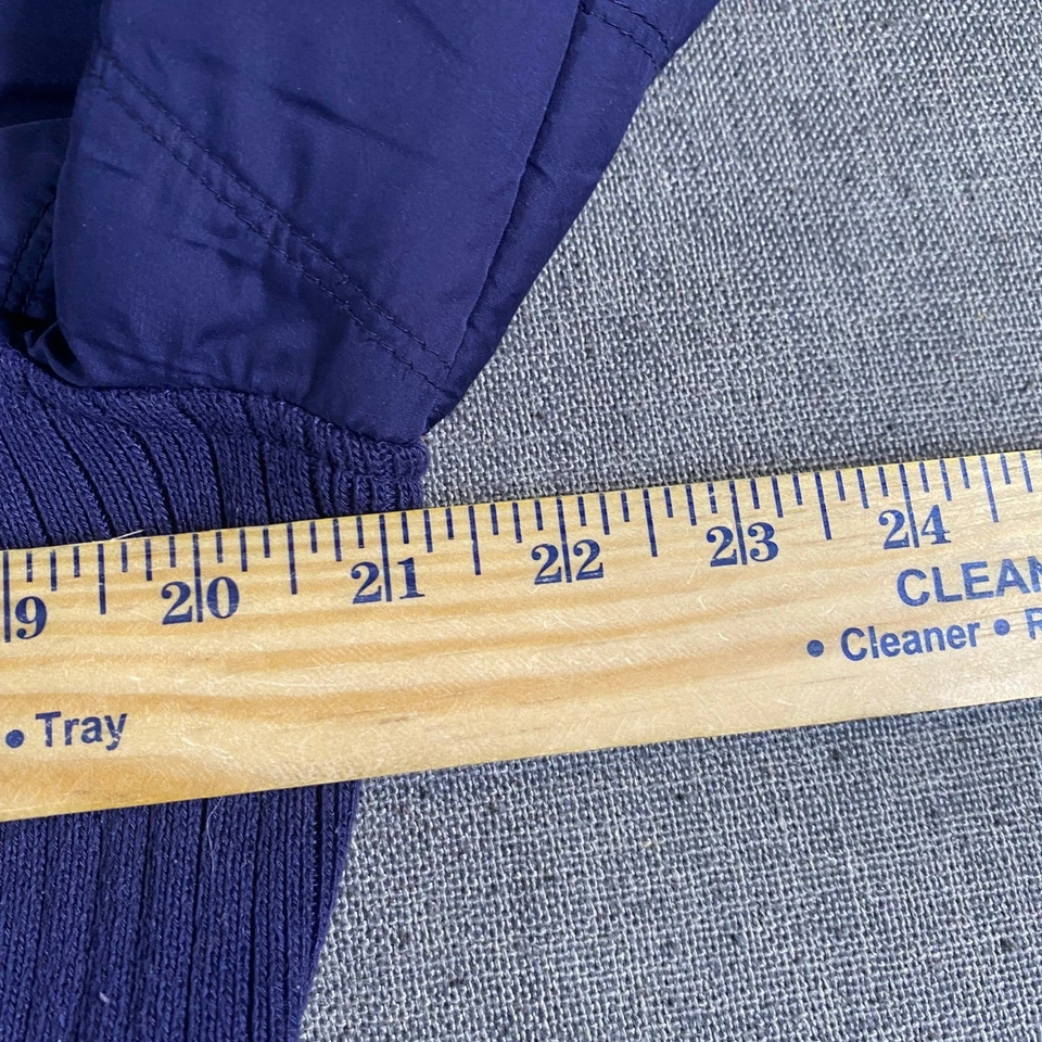 Chaqueta Prana Diva Larga Acolchada Cuello Sherpa Azul Marino Mujer Talla L Abrigo Abombado Foto 4 de 4