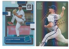 Spencer Strider Rookie Lot 2022 Optic Rated Silver & Capstone RC FREE SHIPPING!!