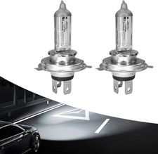 2PCS H4/9003 Headlight Bulb High and Low Beam Halogen Headlight Bulbs Restoratio