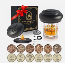 NEW Electric Whiskey Smoker Kit LU-11 Cocktail Smoker with Wood Powder