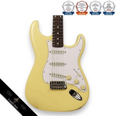 Fender Yngwie Malmsteen Stratocaster RW Vintage White E-Gitarre