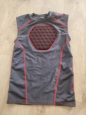 Rawlings Youth Small  Chest Guard Shirt Baseball Protective Padded Tank Euc 