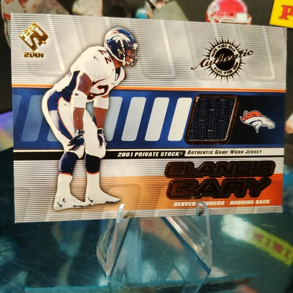 2001 Pacific Private Stock - Game-Worn Gear Olandis Gary #49 (MEM) - Image 2 of 4