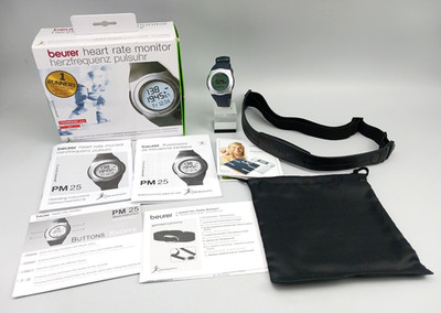 Beurer Heart Rate Monitor PM 25 Herzfrequenz Pulsuhr,  OVP Funktioniert 