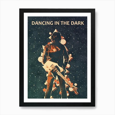 Dancing In The Dark Bruce Springste Gerahmtes Wandbild Poster Leinwanddruck Bild