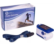 Roscoe Medical Finger Pulse Oximeter O2 Monitor, Pulse Ox Finger Oxygen Monitor