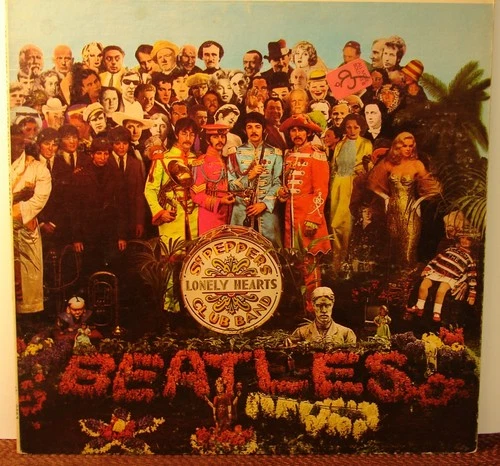 Used Record Album - The Beatles - "Sgt. Pepper's Lonely Hearts Club Band".