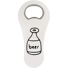 'Beer Bottle' Bottle Opener Fridge Magnet BO00031331 