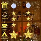 2x LED Star Lights Warm White Fairy Lights Battery Powered Christmas Decor Light