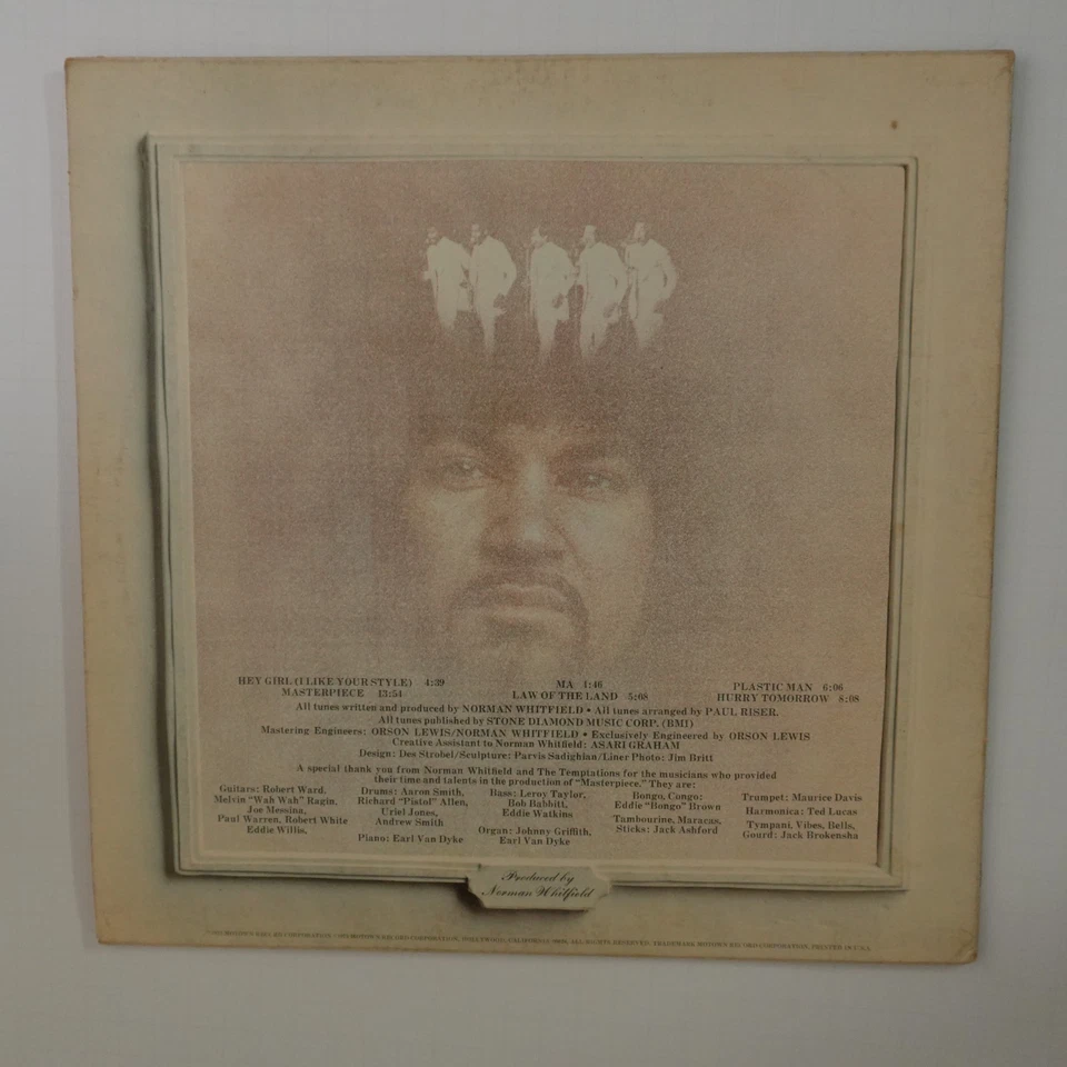 The Temptations – Masterpiece (1973) Vinyl LP G965L Foto 2 de 4