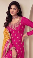 NEW DRESS SUIT PAKISTANI BOLLYWOOD GOWN SALWAR KAMEEZ INDIAN WEDDING PARTY WEAR