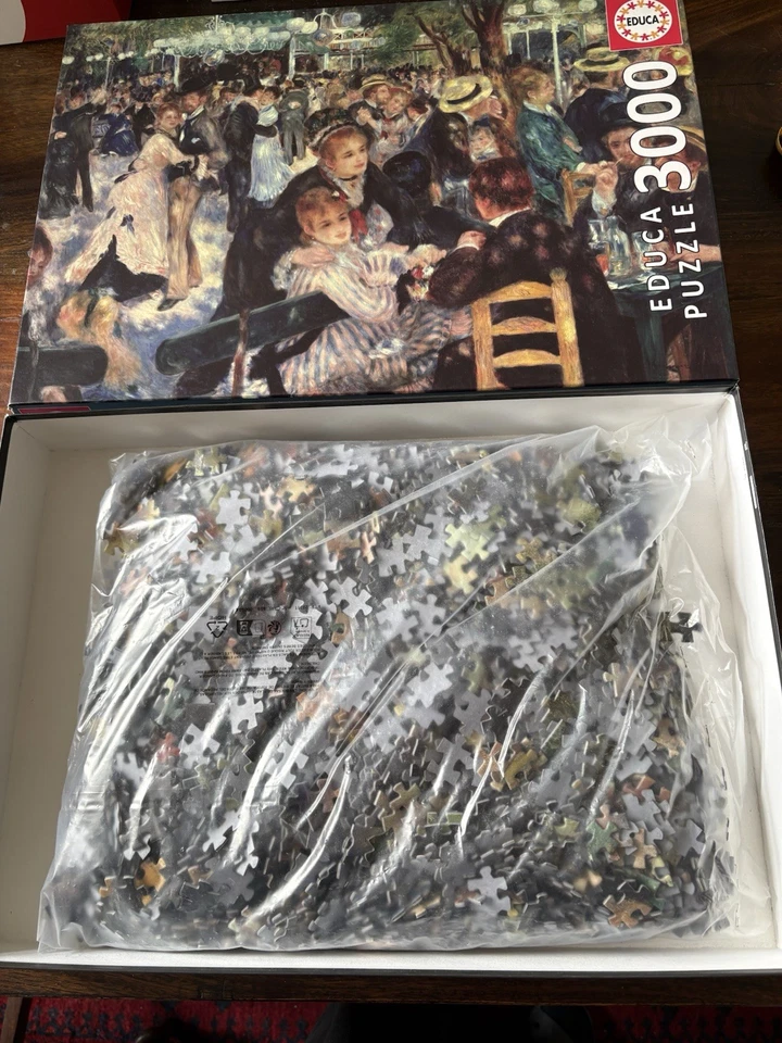 2x EDUCA Puzzle 3000 Teile Tanz im Moulin de la Galette und Japanischer Garten - Bild 3 von 4