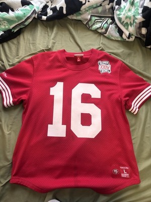 Mitchell & Ness San Francisco 49ers Joe Montana Super Bowl XXIV Jersey L Red