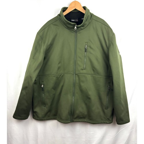 Swiss Tech Green Wind Water Resistant Jacket Warming Pockets 3XL - Picture 11 of 14