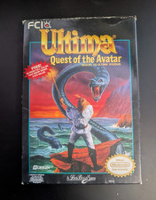 FCI Ultima: Quest of the Avatar (Nintendo NES) 1990 Complete In Box w/ Manual