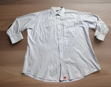 Panhandle slim western Pearl Snap shirt Long Sleeve Sz 19/35 FREE SHIPPING