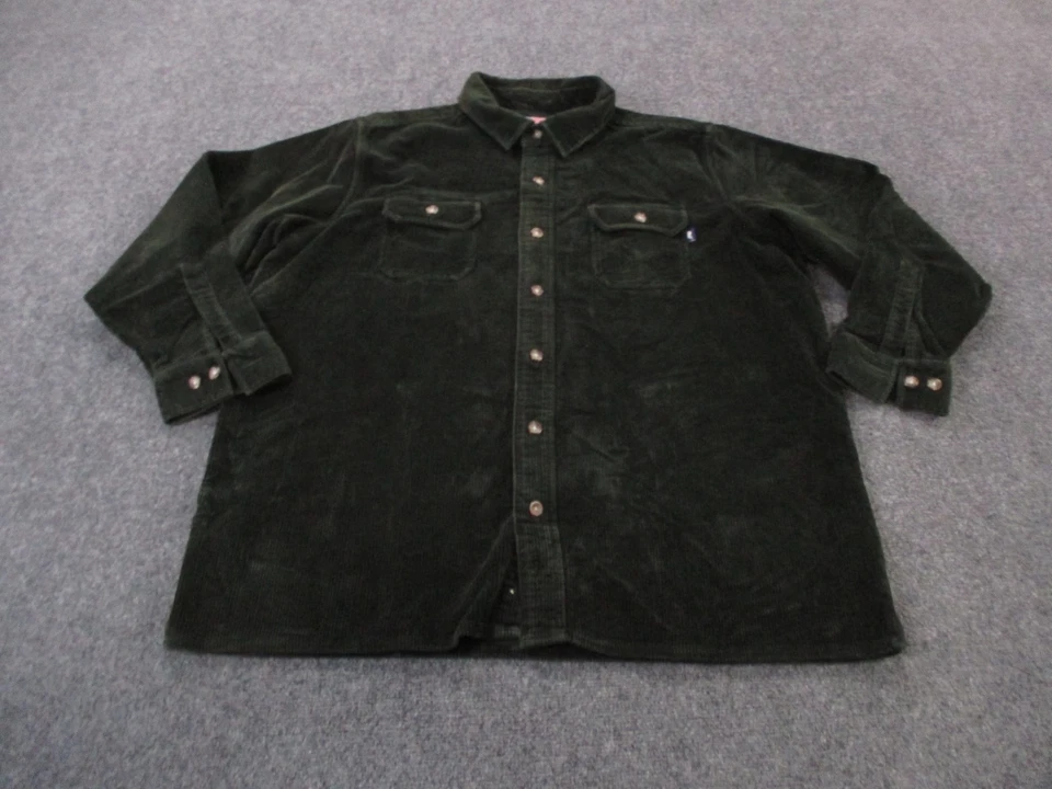 Vineyard Vines Shirt Mens XL Green Corduroy Skiff Business Classic Work Heavy - Image 2 of 4
