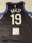ACE BAILEY SIGNED JERSEY PSA COA AUTHENTIC AUTOGRAPH UTAH JAZZ AUTO JORDAN NBA