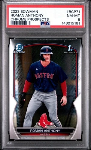 2023 Bowman - Chrome Prospects Roman Anthony #BCP-71 PSA 8