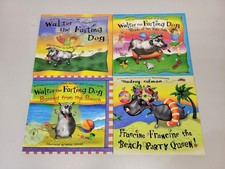 Lot of 4 Walter the Farting Dog Picture Books by William Kotzwinkle Hardcover