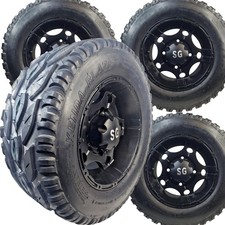 24550r-12 Tire 12x7 4136 Wheel Rim Some Kawasaki Mule Models Replace 22x11-10