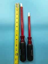 Crescent Insulated 1000v Flat Head Screw Drivers / 2143-8, 2143-6