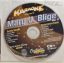 40332 MARY J BLIGE          CHARTBUSTER   KARAOKE  LOT VA