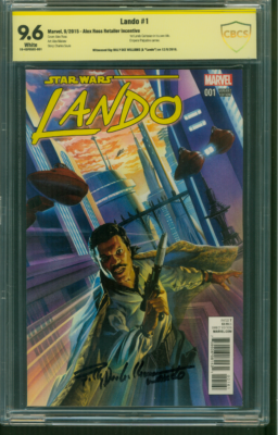 Star Wars Lando 1 CBCS 9.6 SS Billy Dee Williams Remark Alex Ross