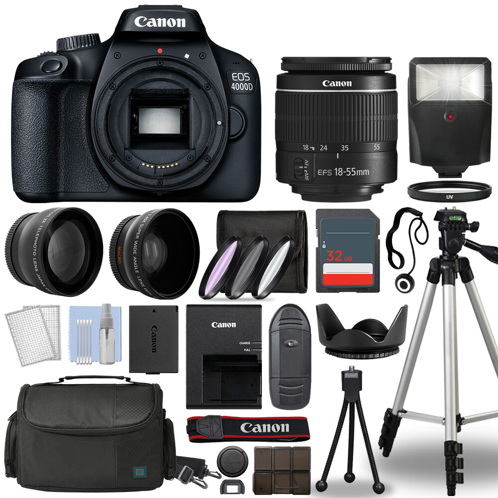 Canon EOS 4000d (Rebel T100) セット Amazon.com : Canon EOS 4000D (Rebel T100) DSLR Camera 18