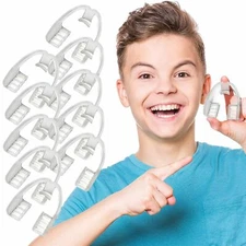 Kids Mouth Guard for Grinding Teeth - 10 Pk Dental Night Guards for TMJ Bruxism