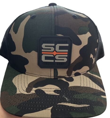 NWT SCOTTY CAMERON GALLERY SCCS Rubber Patch CAMO Snapback Adjustable Hat Golf - Foto 1 di 4