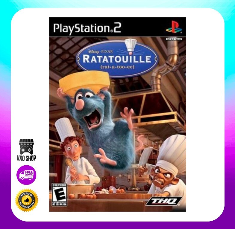 Ratatouille Souris Cinema Carton TV - Ps2 PLAYSTATION Play Station 2 Jeu