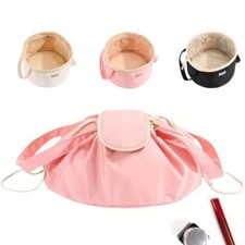 Drawstring Makeup Case Storage Bag Lazy Cosmetic Bag Portable Makeup Pouch Tools