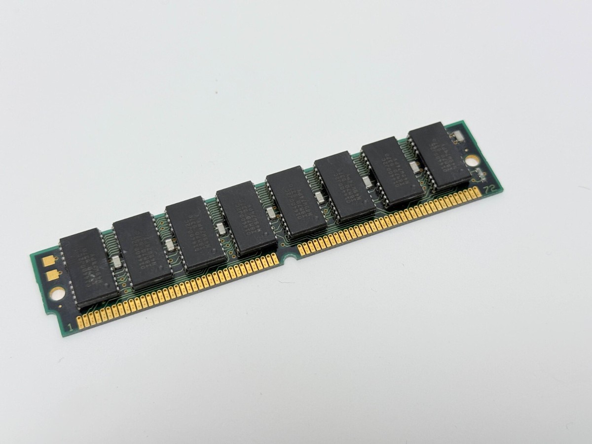 IBM70 014400J2C 4MB 72 Pin SIMM RAM Stick Vintage Memory Module