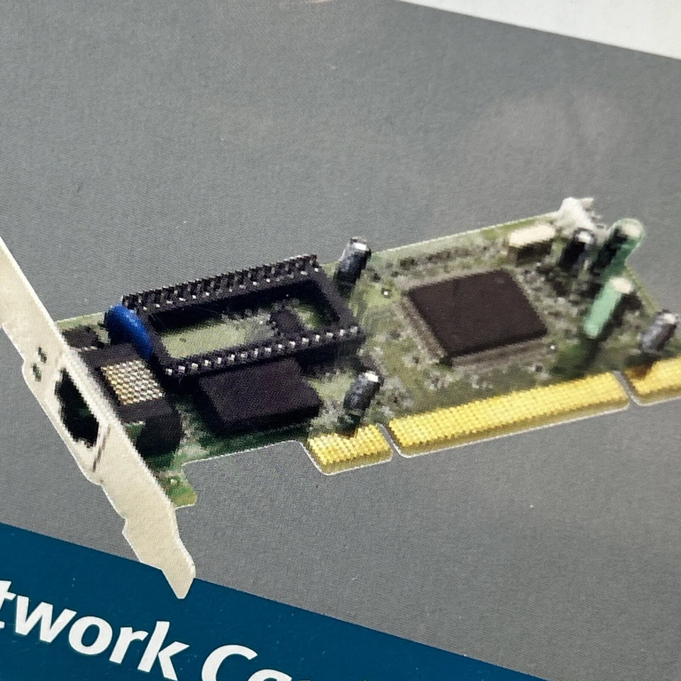 NEW USRobotics 10/100 PCI Network Card Fast Ethernet #7900 WIN DOS Linux UNIX - Image 2 of 4