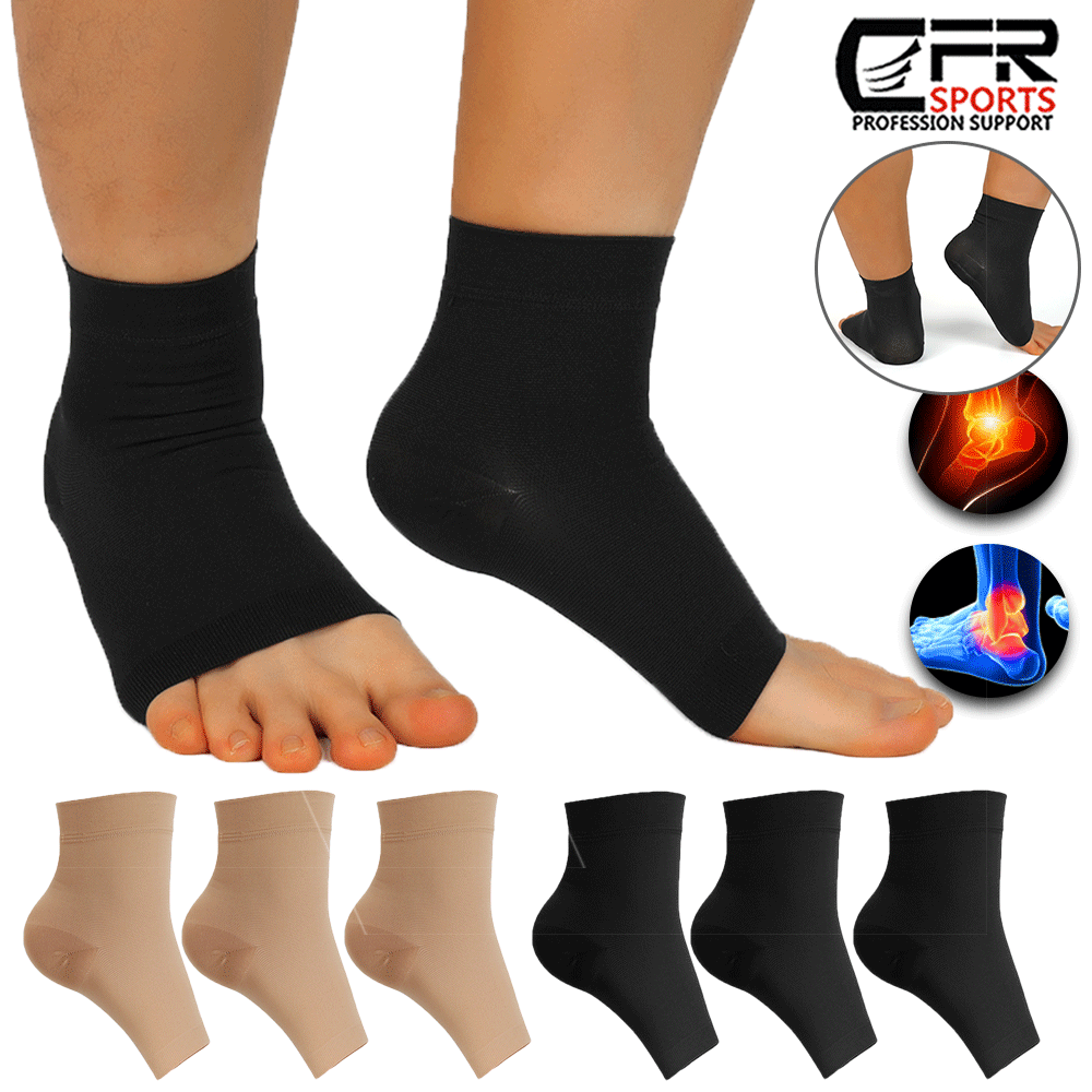 Ankle Support Brace With Compression - Plantar Fasciitis & Achilles Tendonitis Relief