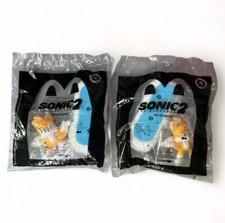Qty Of 2- Sonic The Hedgehog 2 Movie TAILS McDonald  s Happy Meal Toy Figure 2022