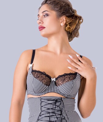 Valea Luxus Bügel BH Starker Halt Große Balconette Soft Cup Unterwäsche Dessous