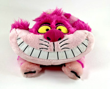 Cheshire Cat Plush Alice In Wonderland Pink Striped Stuffed 18" Disney Store