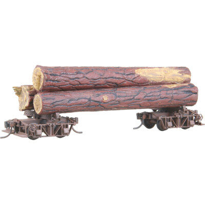NEW Kadee Disconnect Log Car Trucks with Logs Kit HO Scale