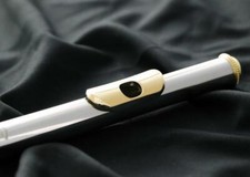 Haynes Classic Cut Solid Silver headjoint w Gold Plated Lip Plate & Crown