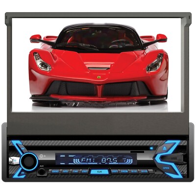 Audiotek Single DIN Touch MP4/CD Player Car Stereo w/ Bluetooth | AT-S7920BT