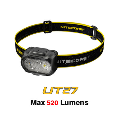 NITECORE UT27 LEDs 520 Lumens Dual Beam Fusion Elite Headlamp Headlight