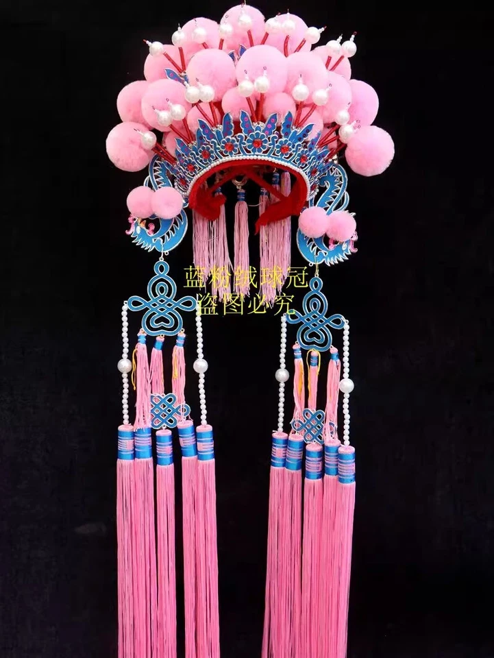 Hot Chinese Drama Crown Peking Opera Vintage Phoenix Coronet Cinema Cosplay Prop - Image 3 of 4