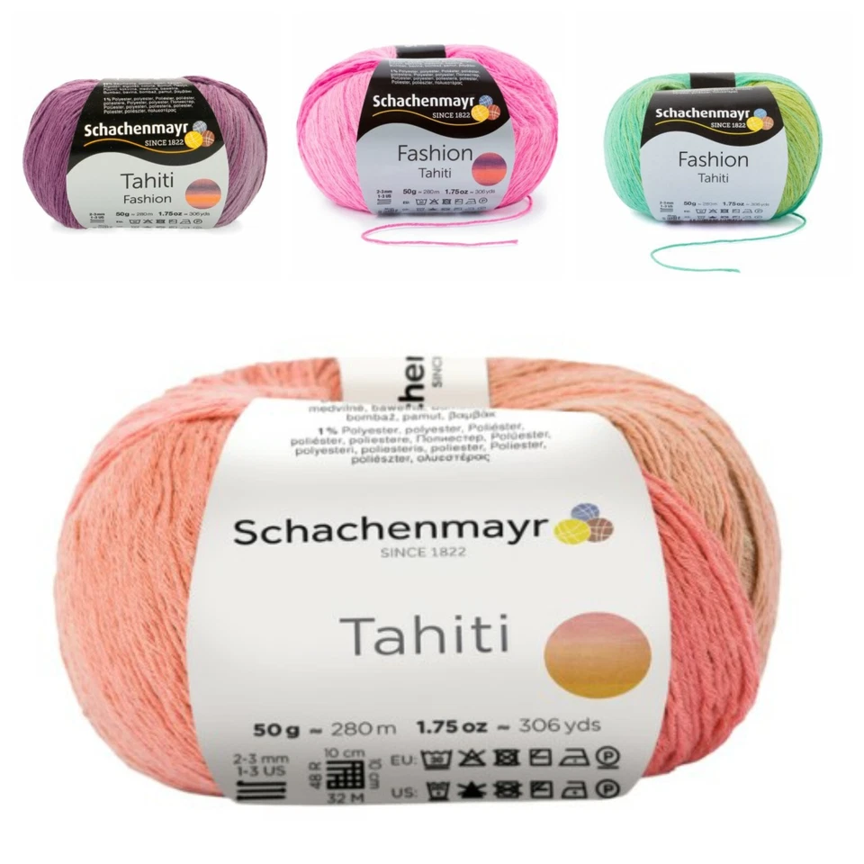 Schachenmayr - TAHITI COLOR - 50g - Garn - Lace - (13,98-15,00€/100g) - Bild 3 von 4
