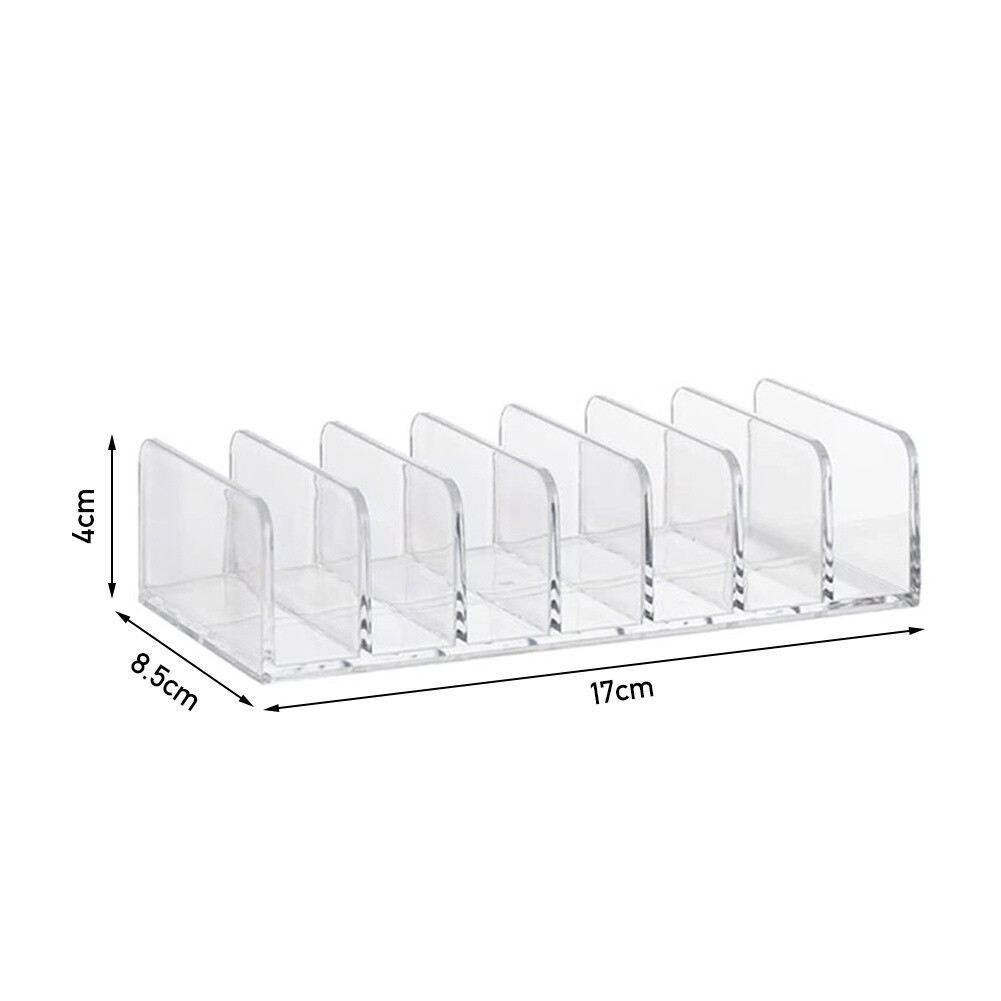 Desktop Acrylic Makeup Palette Organizer Eyeshadow Cosmetic Display