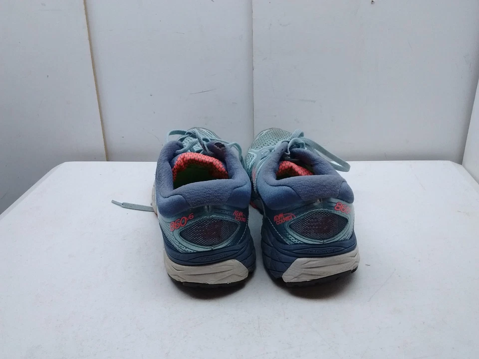 Zapatillas deportivas New Balance para mujer 9,5 M 41 azul malla con cordones 860v6 Foto 3 de 4