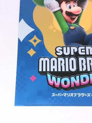 Luigi Super Mario Bros. Wonder × Seven-Eleven A4 Clear File From