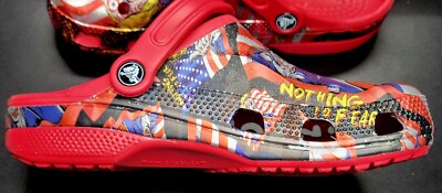 Crocs Baya Limited Trump Print Sz 8 Women Sz 6 Men Multiple  display picture 2
